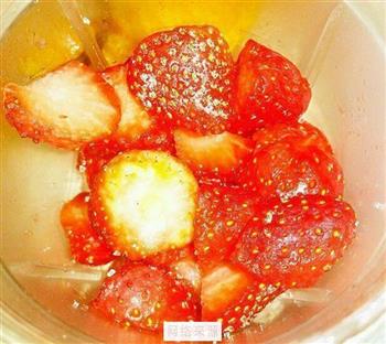 草莓柠檬酱松糕的做法步骤6