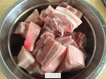 百叶红烧肉的做法步骤1