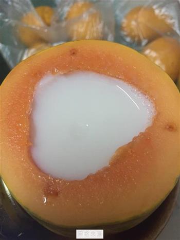 木瓜椰奶冻的做法图解2