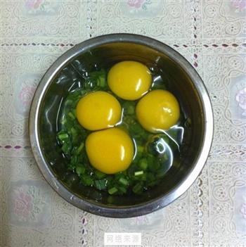 韭菜煎蛋的做法步骤3