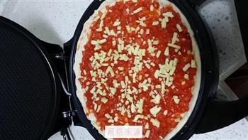 鲜虾培根披萨的做法图解13
