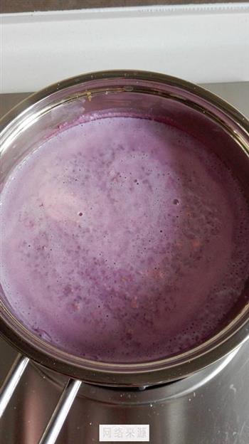 紫薯燕麦牛奶羹的做法图解6