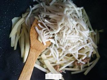 葫芦丝土豆炒肉丝的做法步骤8