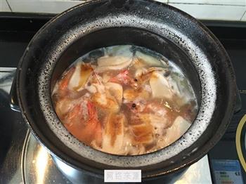 鸡汤姬松茸鲍鱼虾粥的做法图解15