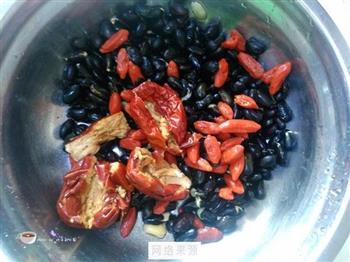 红枣枸杞黑豆豆浆的做法图解3