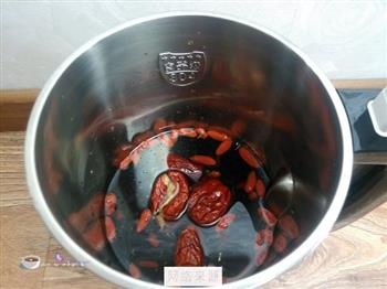 红枣枸杞黑豆豆浆的做法图解4