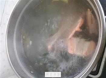 三文鱼味增汤的做法步骤6