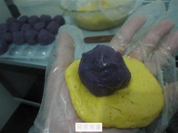 紫薯南瓜饼的做法步骤8