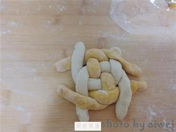 南瓜绣球蜜豆包的做法步骤12