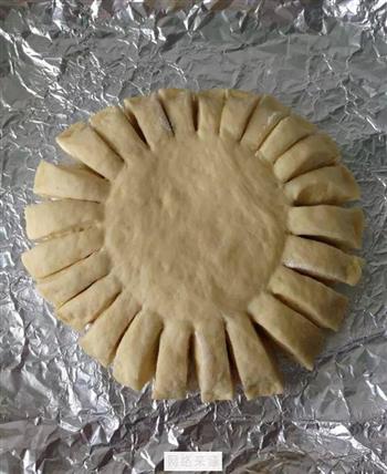 向日葵豆沙面包的做法步骤13