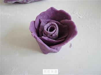 紫薯玫瑰花的做法步骤10