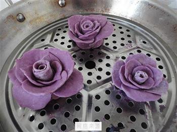 紫薯玫瑰花的做法图解12