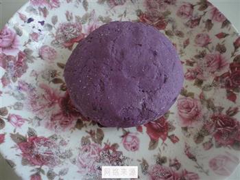紫薯玫瑰花的做法图解4