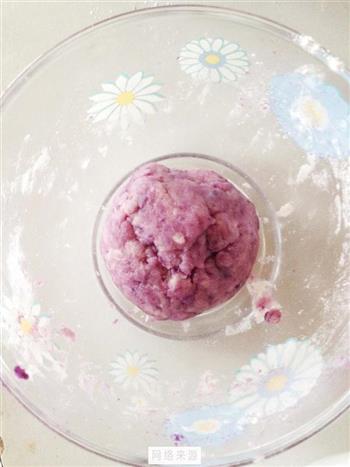 奶香紫薯酥球的做法步骤8