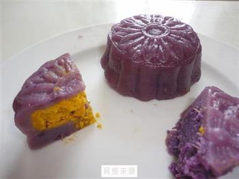紫薯南瓜冰皮月饼的做法图解9