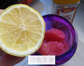 柠檬蜜柚汁的做法步骤4