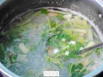 粉丝虾米芹菜汤的做法步骤7