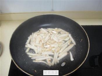 白灵菇榨菜炒肉丝的做法步骤7