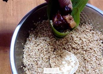 鲜肉糯米粽子的做法步骤9
