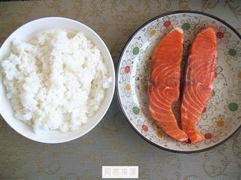 日式三文鱼饭团的做法图解2