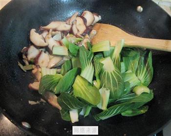 鸡肉香菇油菜的做法图解10