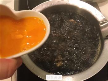 蚝干紫菜蛋花汤的做法图解3