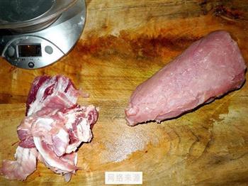 自制蜜汁猪肉脯的做法步骤2