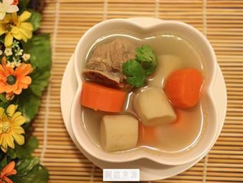 牛蒡红萝卜排骨汤的做法图解6