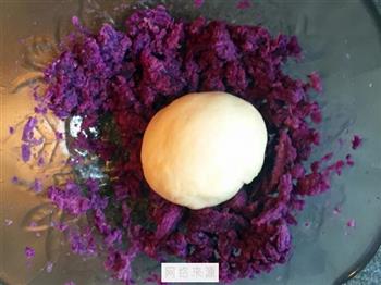 紫薯花样馒头的做法图解10