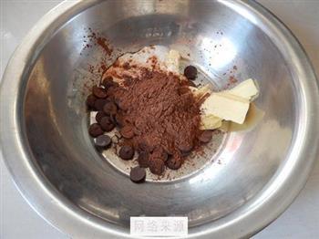 巧克力裸蛋糕的做法步骤1