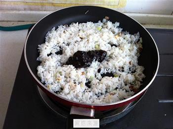 黄豆酱炒米饭的做法图解5
