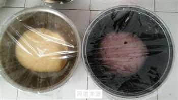 南瓜紫薯馒头的做法步骤3
