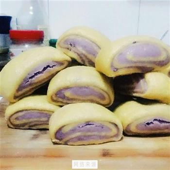 南瓜紫薯馒头的做法步骤8