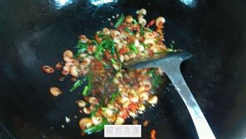 红椒韭菜炒河虾的做法图解8