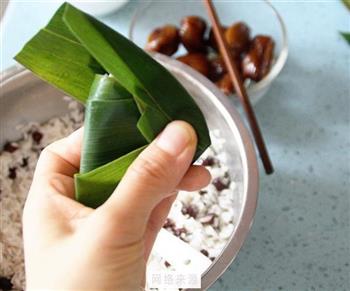 甜蜜的红豆蜜枣粽的做法步骤10