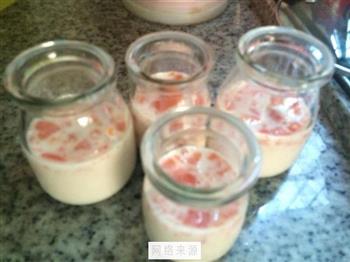 木瓜牛奶布丁的做法步骤7
