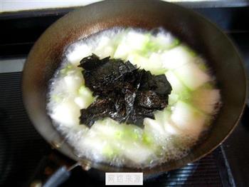 河虾紫菜冬瓜汤的做法图解10