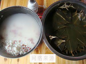 红豆粽子的做法步骤1