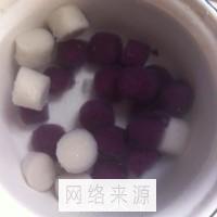 芋圆牛奶水果冰的做法步骤3