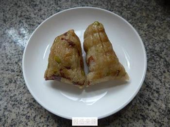 毛豆麻辣香肠糯米粽的做法步骤15