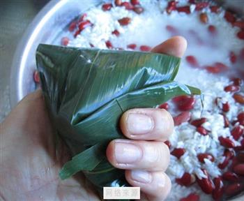 红腰豆双枣粽子的做法步骤10