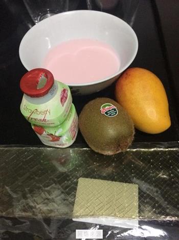 水果酸奶布丁的做法步骤1