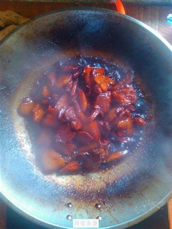 爆炒红烧肉的做法步骤9
