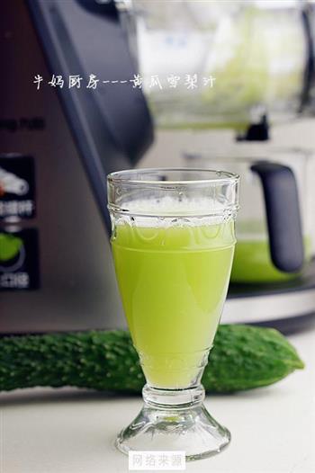 黄瓜雪梨汁的做法步骤6