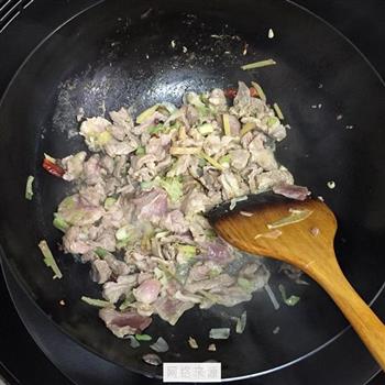 豆角炖肉片的做法步骤4