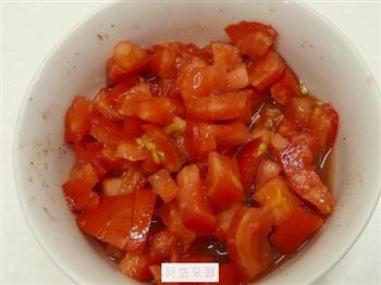 紫苏西红柿鸡丝色拉的做法图解4