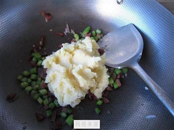 芦笋腊肠土豆泥的做法步骤11