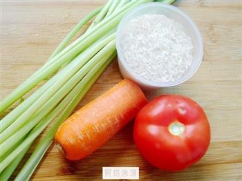 胡萝卜芹菜粥的做法步骤1