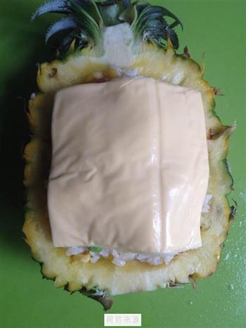 芝士菠萝焗饭的做法步骤5