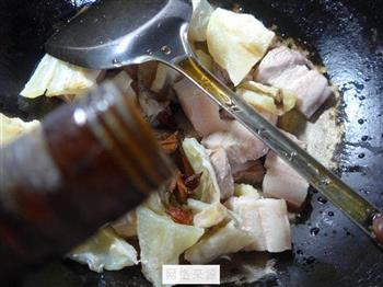 橡皮鱼鲞烧五花肉的做法图解4